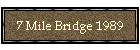 7 Mile Bridge 1989